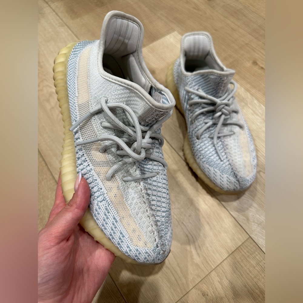 Yeezy Sneakers in Gray and Cream